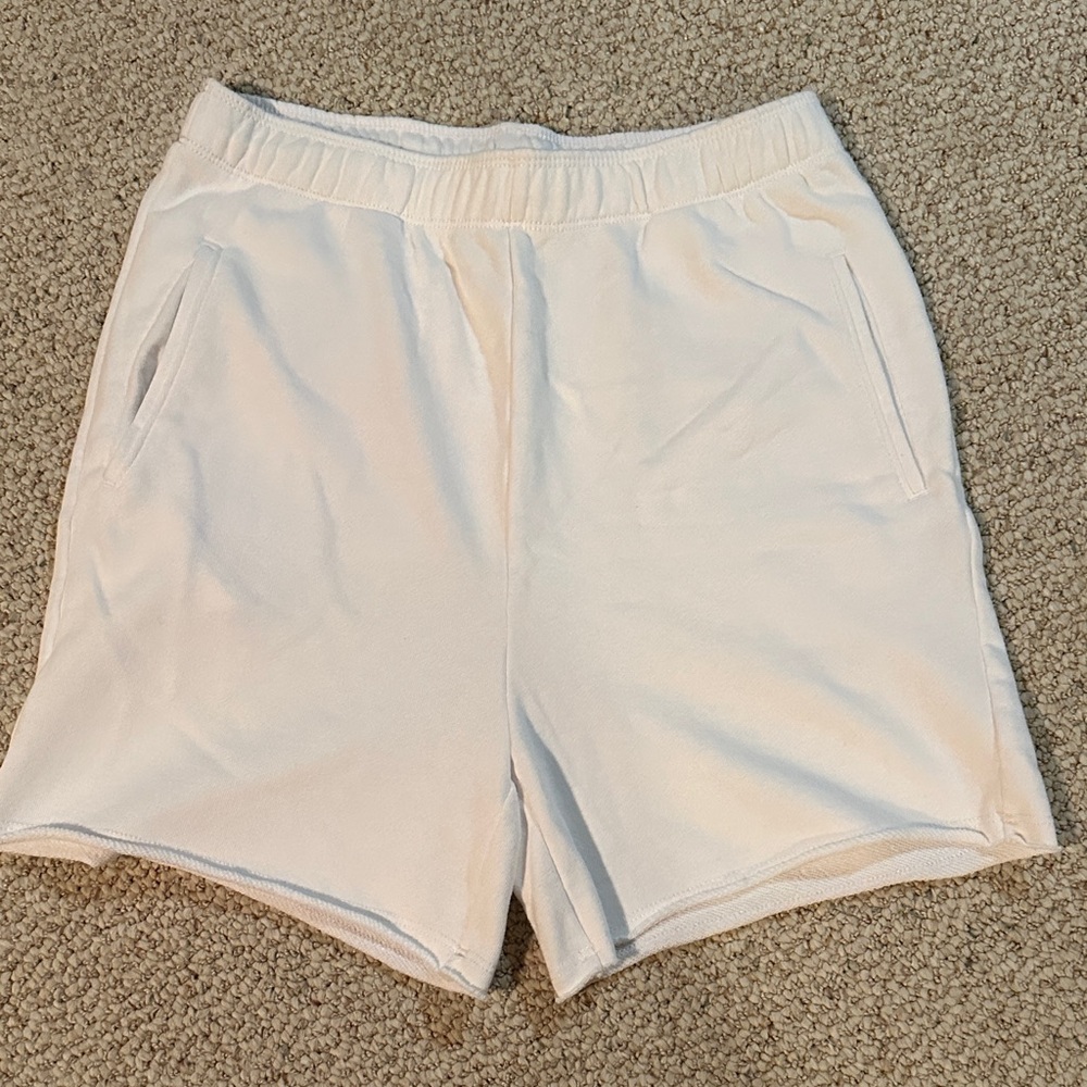 American Eagle Outfitters White Athletic Shorts